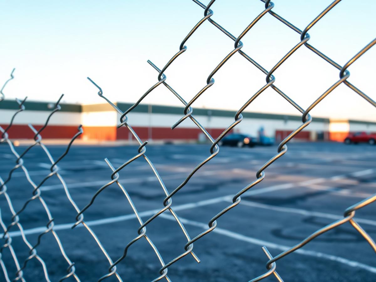 Commercial Lot Enclosure — fence installed by NWA Fence in Springdale, AR